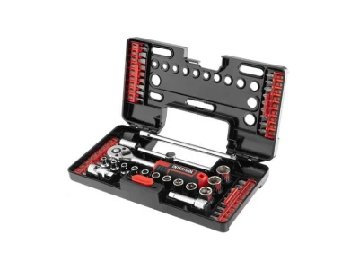 Набір насадок і головок з тріскачкою 57 од. STORM INTERTOOL VT-3657