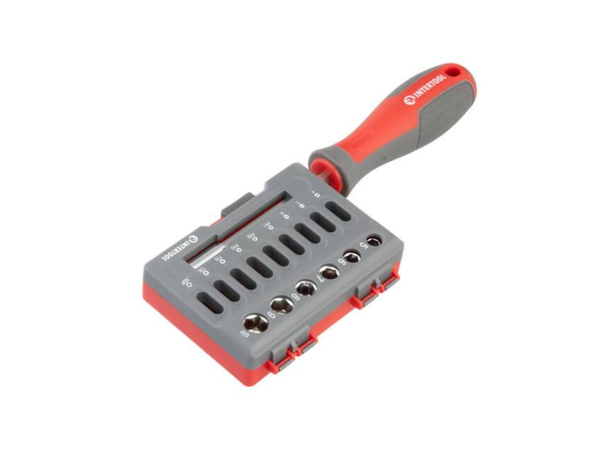 Викрутка з комплектом насадок 16 од INTERTOOL VT-3345 