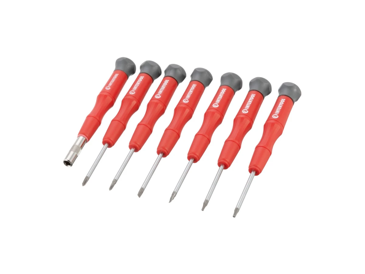 Набір викруток з комплектом насадок 114 од. INTERTOOL VT-3372 