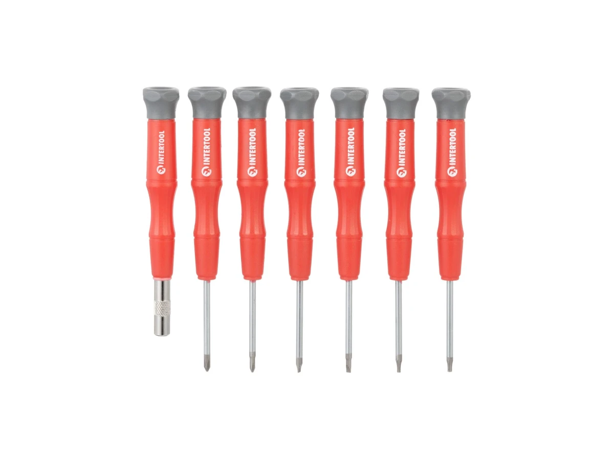 Набір викруток з комплектом насадок 114 од. INTERTOOL VT-3372 