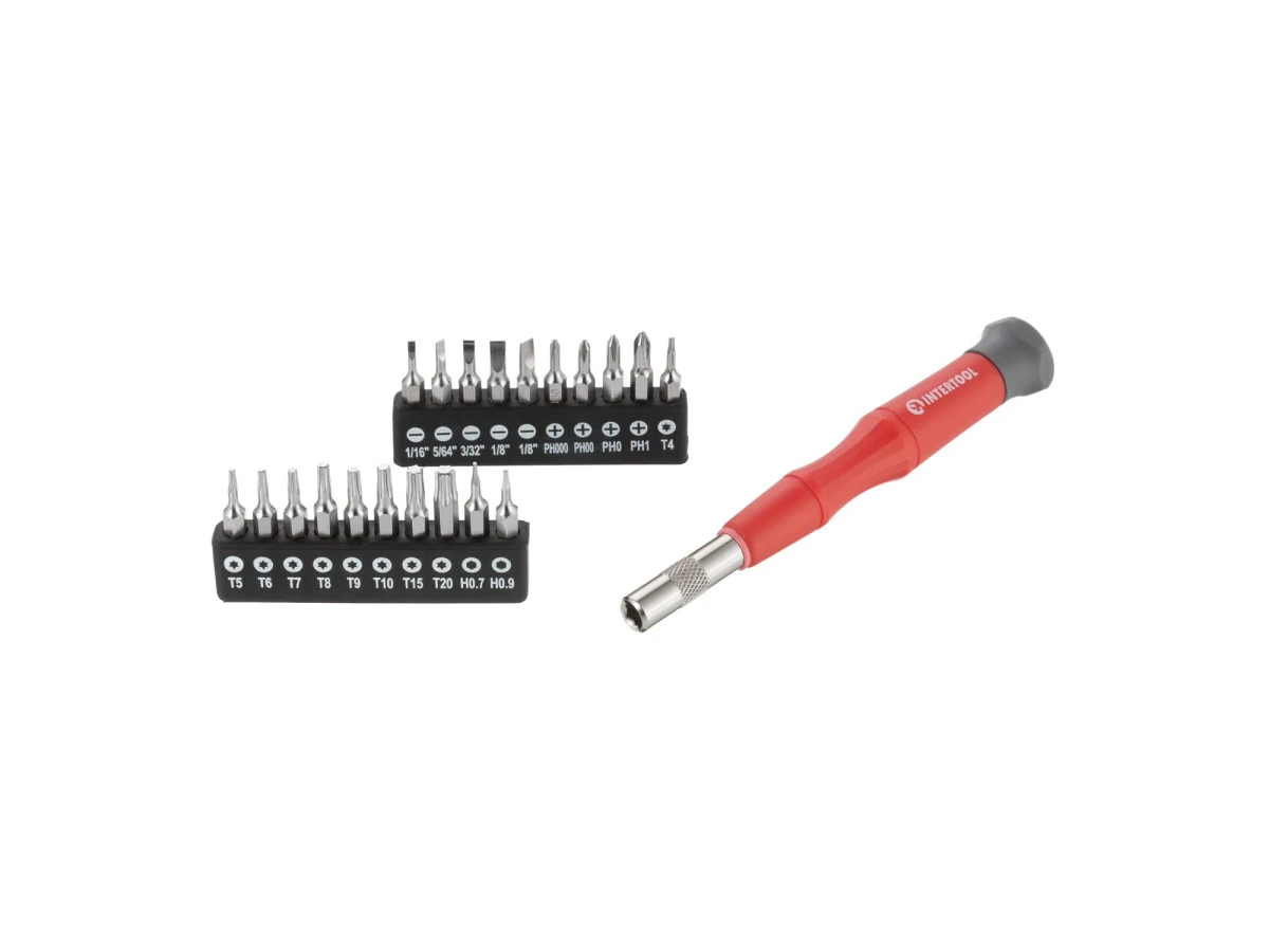 Набір викруток з комплектом насадок 114 од. INTERTOOL VT-3372 