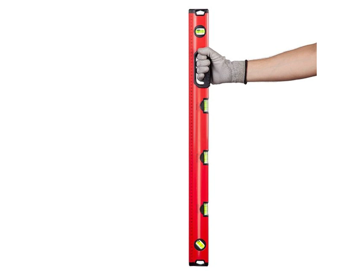 Рівень спеціальний 800 мм, 5 вічок INTERTOOL MT-1008 