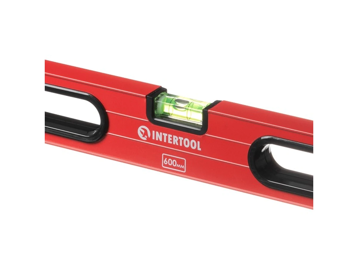Рівень 600 мм, 3 вічка INTERTOOL MT-1106 