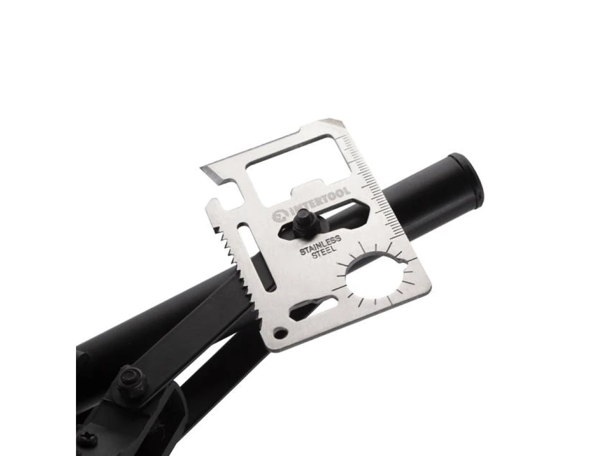 Картка мультитул 11 в 1 INTERTOOL HT-0589 