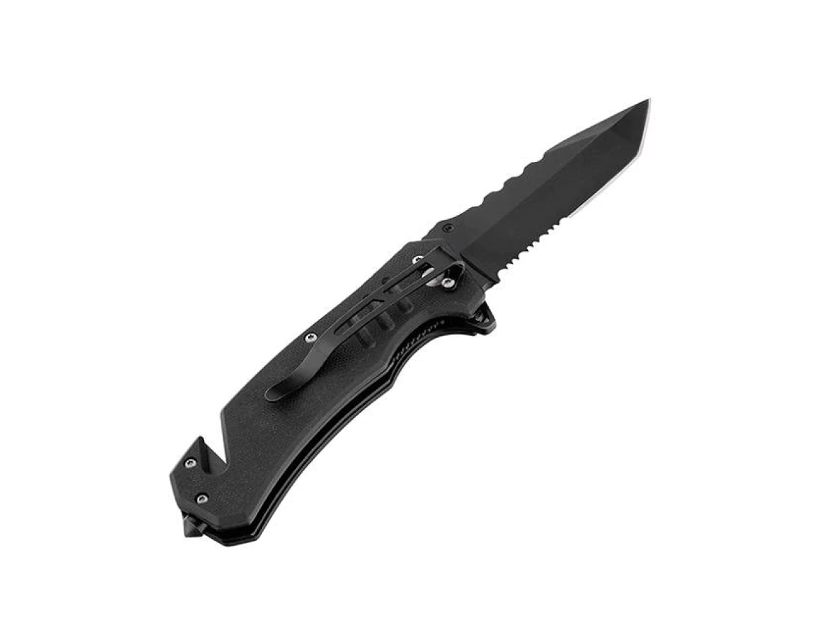 Ніж складаний 83 мм з лезом для розрізання ременів INTERTOOL HT-0599 