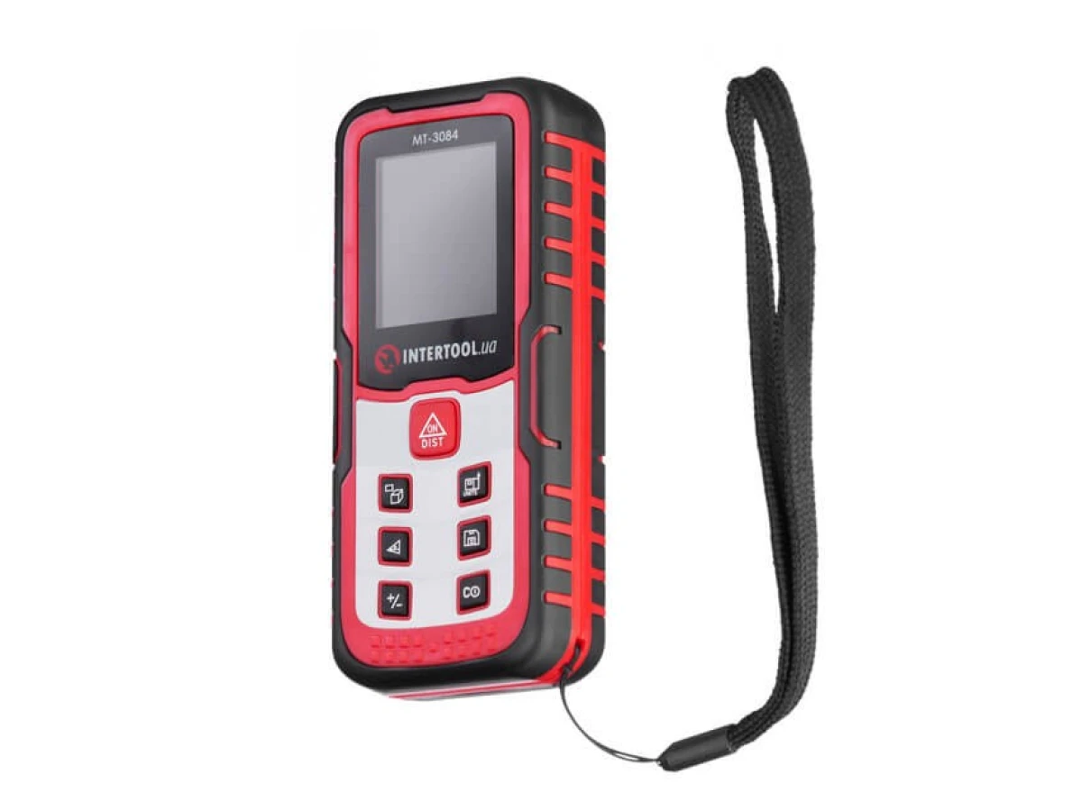 Дальномер лазерный 40м, цветной дисплей INTERTOOL MT-3084 