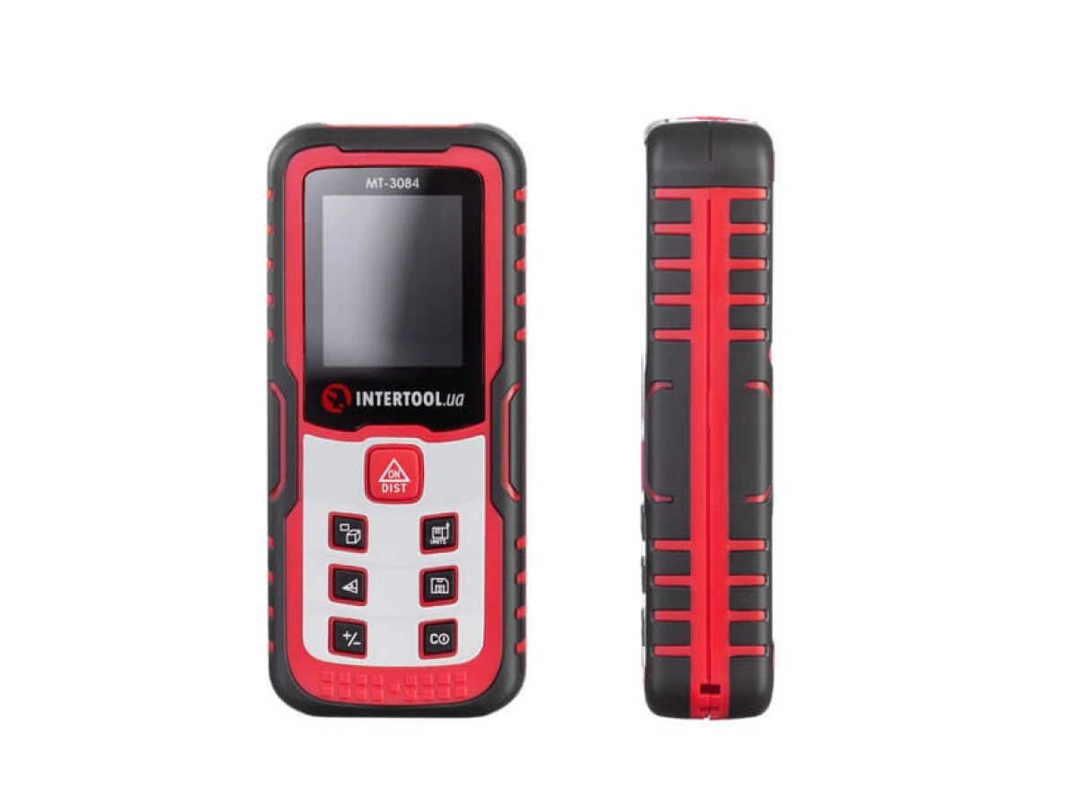 Дальномер лазерный 60м, цветной дисплей INTERTOOL MT-3086 