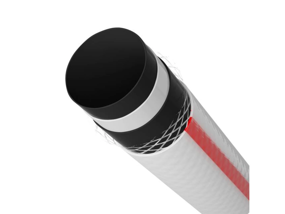 Шланг садовий для поливу 5-ти шаровий 1/2", 20 м, армований PVC INTERTOOL GE-4132 