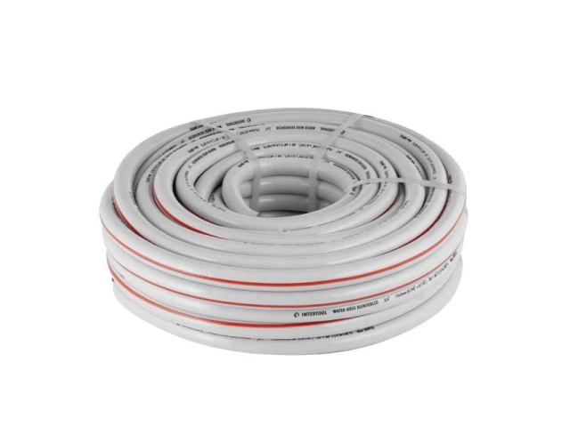 Шланг садовий для поливу 5-ти шаровий 3/4", 30 м, армований PVC INTERTOOL GE-4143 