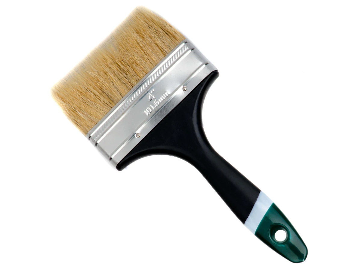 Пензель флейцевий з натуральним ворсом 4” INTERTOOL KT-1402 
