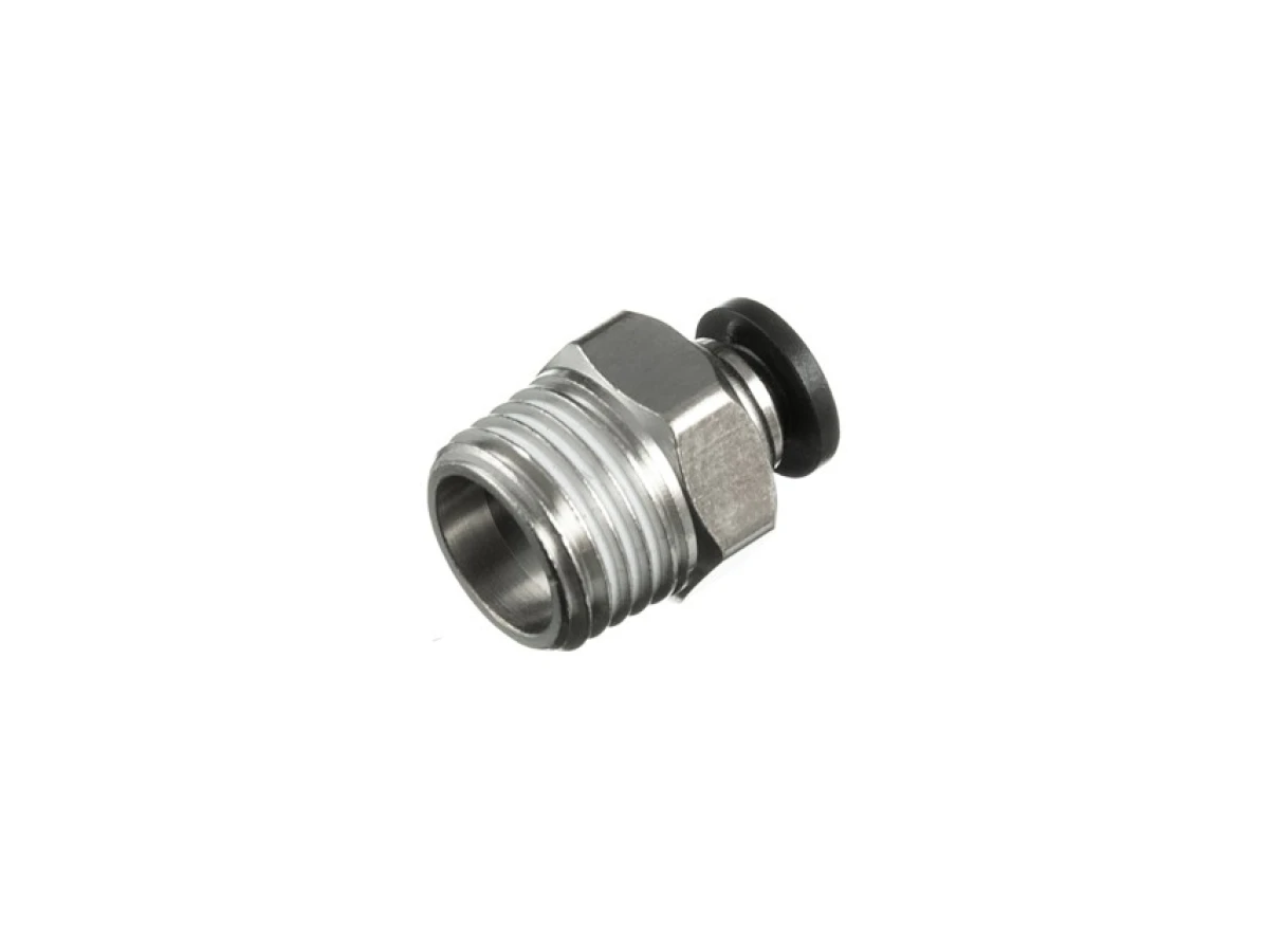 З'єднання цангове для поліуретанових та ін. шлангів 4 мм, 1/4“ зовн. різьба INTERTOOL PT-2300 