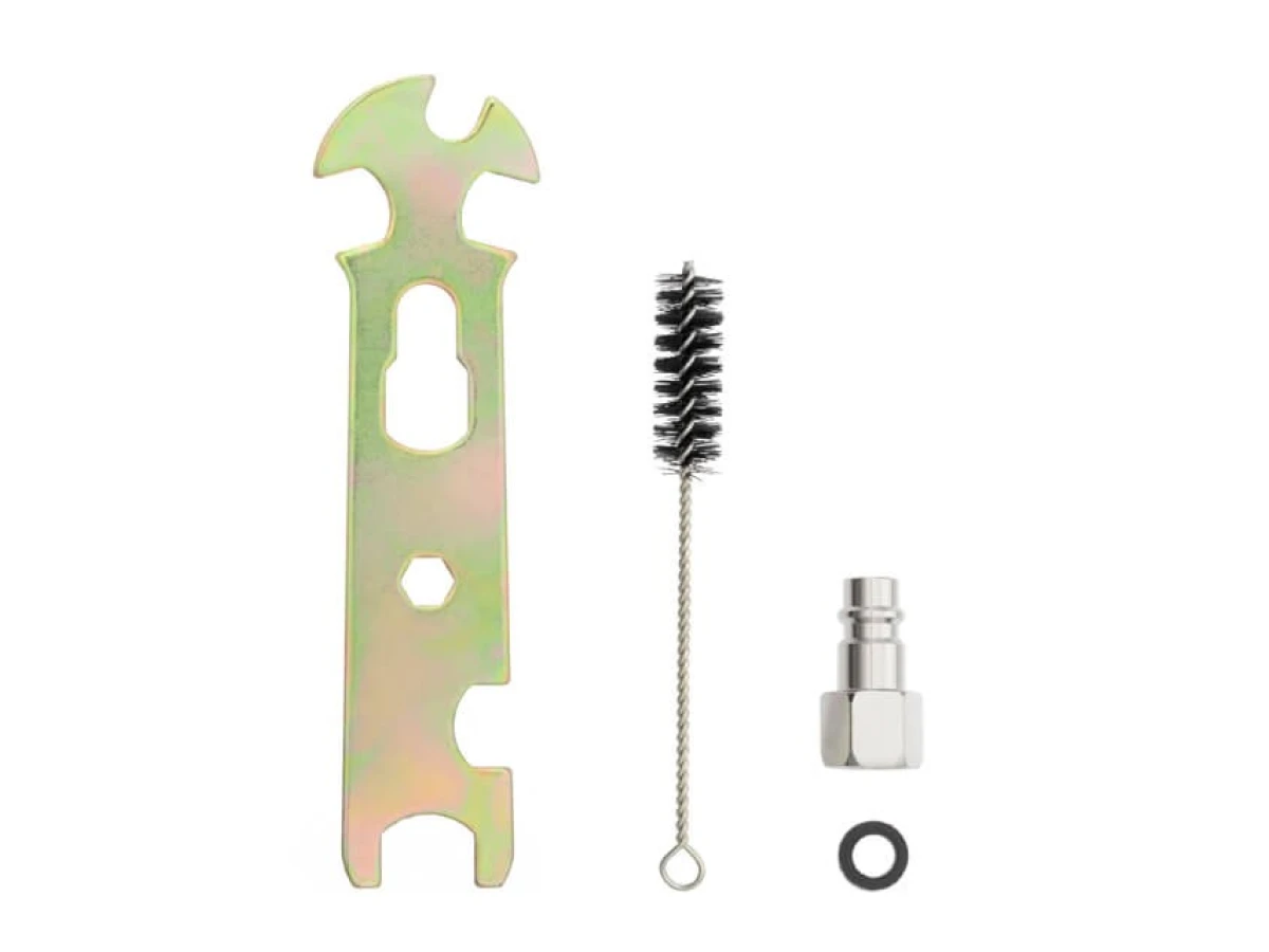 Краскопульт пневматический HP, форсунка 1.5 мм, верхний металлический бачок 400 мл, 5 бар INTERTOOL PT-0202 