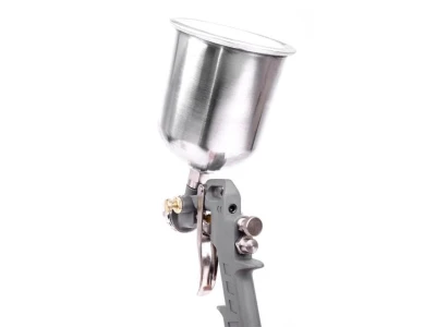 Фарбопульт пневматичний HP, форсунка 1.5 мм, верхній металевий бачок 600 мл, 5 bar INTERTOOL PT-0205