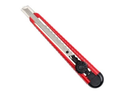 Ніж з металевою направляючою під лезо 9 мм, з гвинтовою фіксацією INTERTOOL HT-0511