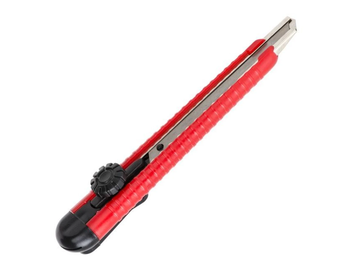 Ніж з металевою направляючою під лезо 9 мм, з гвинтовою фіксацією INTERTOOL HT-0511 