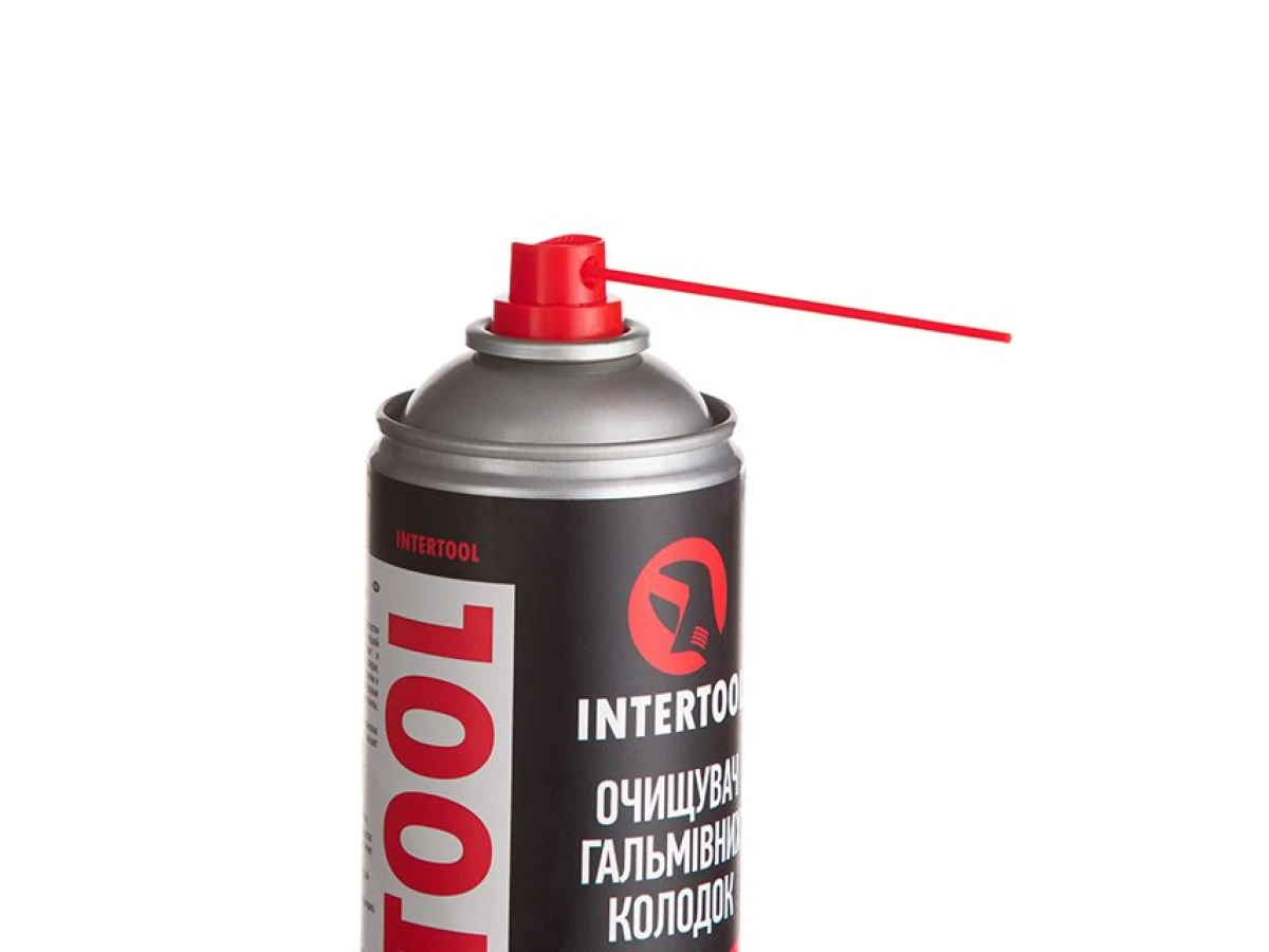 Очищувач гальмівних колодок і дисків 500 мл стандарт INTERTOOL FS-0096 