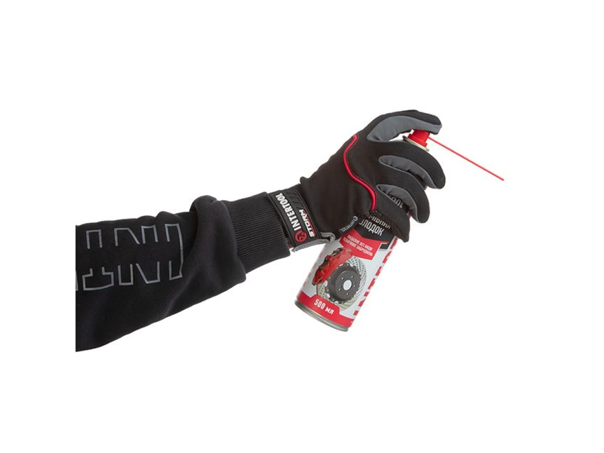 Очищувач гальмівних колодок і дисків 500 мл стандарт INTERTOOL FS-0096 