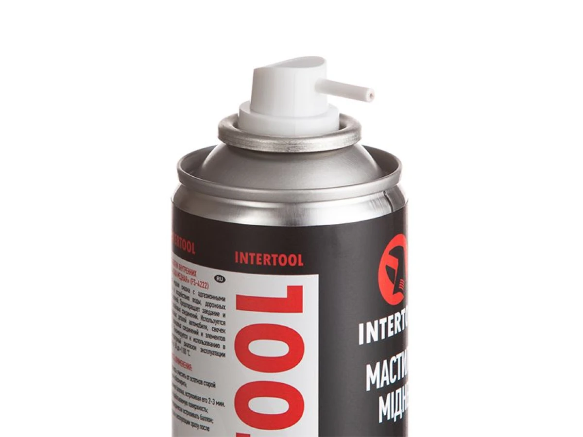Мастило мідне, аерозоль 200 мл INTERTOOL FS-4222 