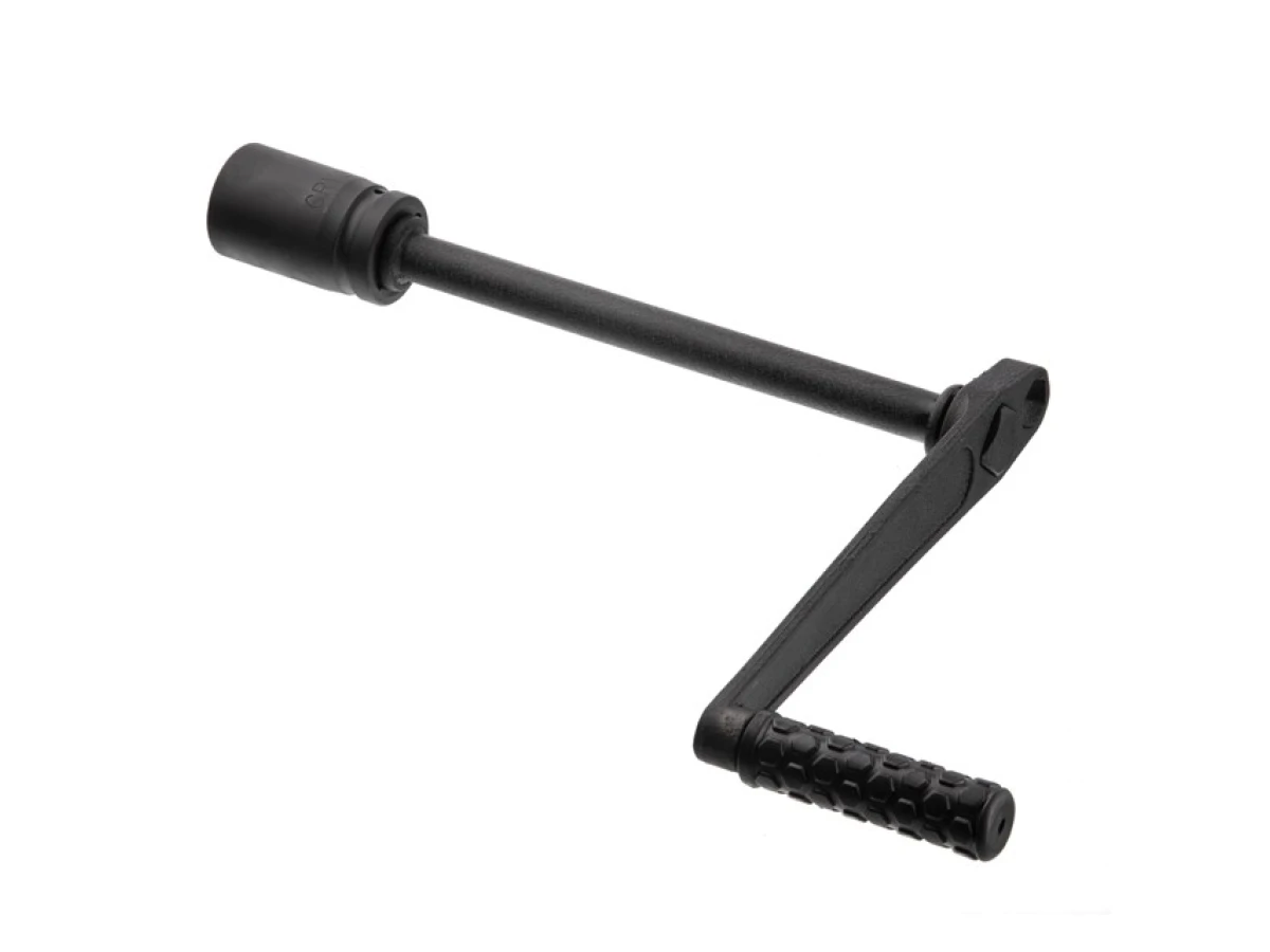 Ключ балонний роторний для вантаж. авто 380 мм, двошвидкісний, макc. 3800 Нм, головки 32, 33 мм, пласт. кейс INTERTOOL XT-0006 