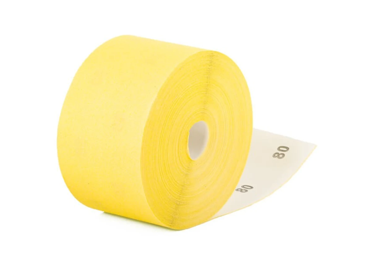 Шлифовальная шкурка на бумажной основе К80, 115 мм * 50 м INTERTOOL BT-0818 