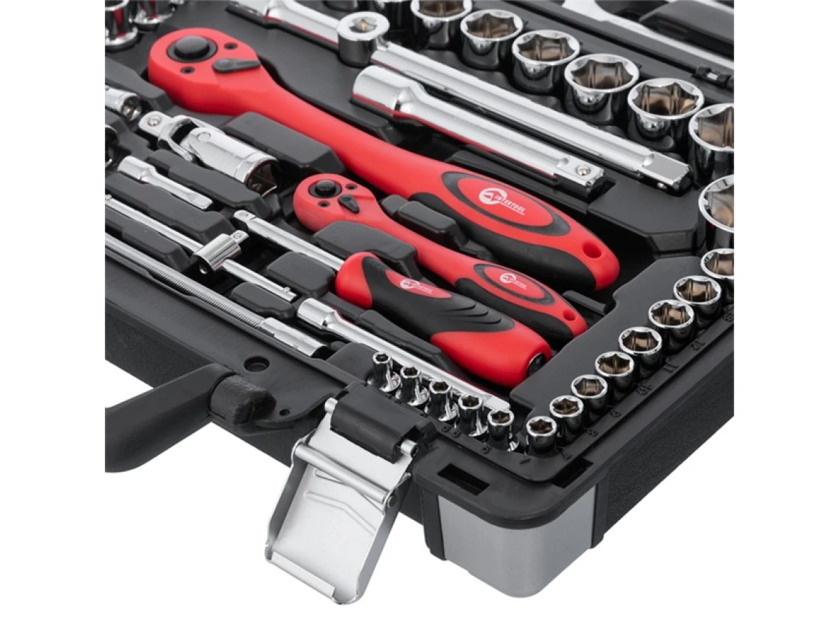 Набір інструментів професійний, 1/4" & 1/2", 61 од. INTERTOOL ET-6061 