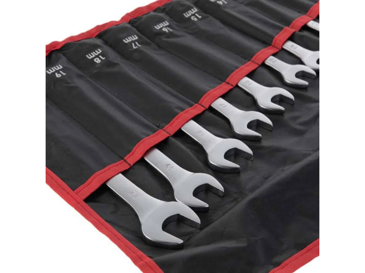 Набір ключів комбінованих 15 шт, 6-19, 22 мм CrV INTERTOOL HT-1204 