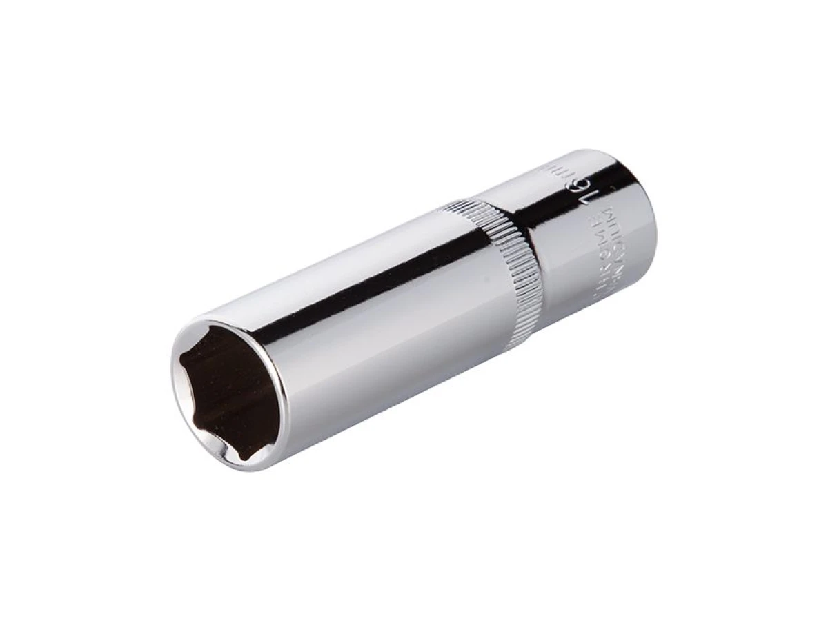 Головка шестигранна подовжена 1/2", 16*78 мм CrV INTERTOOL ET-0116 