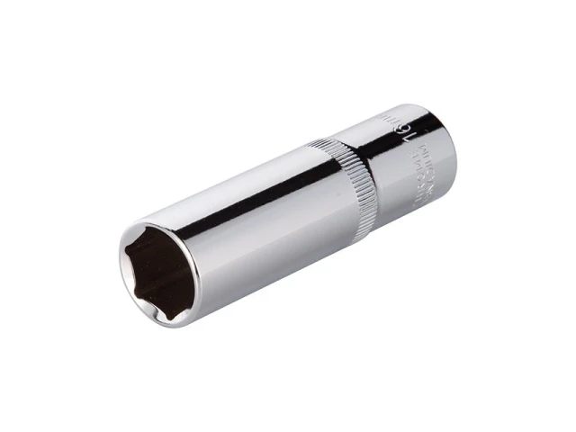 Головка шестигранна подовжена 1/2", 16*78 мм CrV INTERTOOL ET-0116 