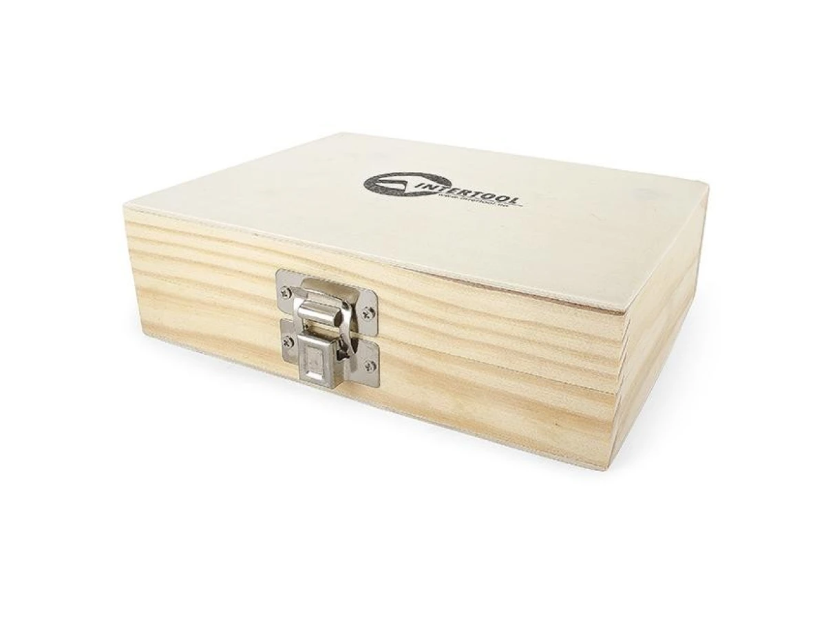 Набір фрез кінцевих по деревині, 12 шт INTERTOOL HT-0071 