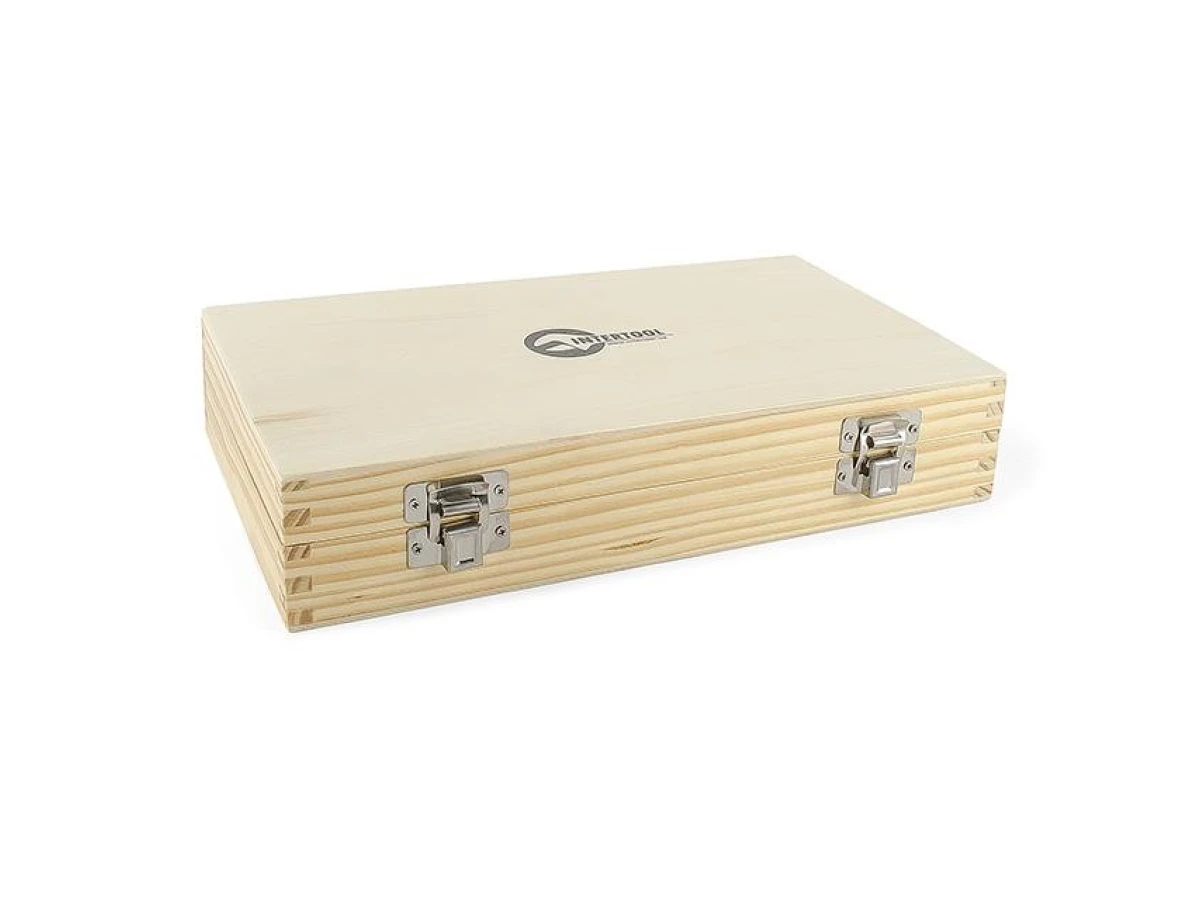 Набір фрез кінцевих по деревині, 18 шт INTERTOOL HT-0073 