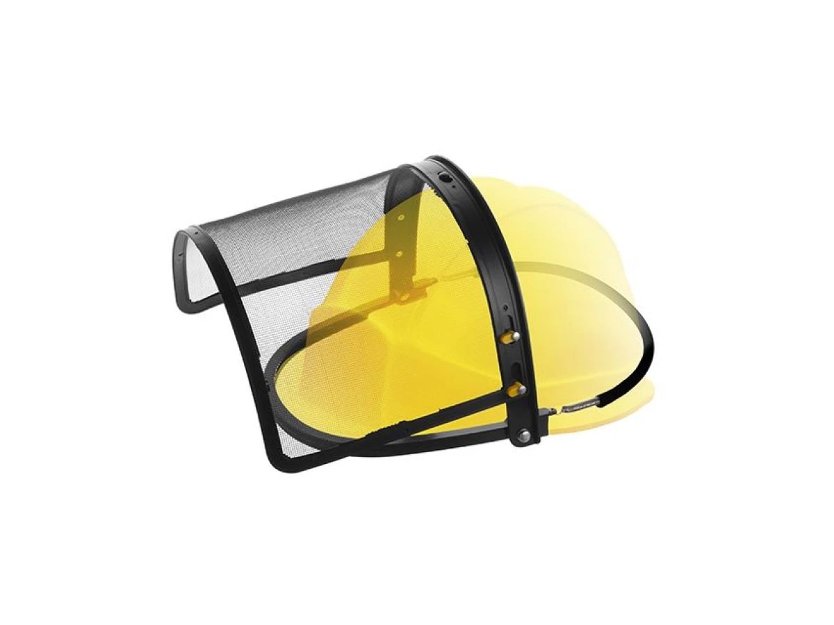 Экран защитный для лица, материал сетка. крепление на каску INTERTOOL SP-0035 