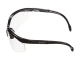 Очки защитные прозрачные, материал линз поликарбонат, материал заушников поликарбонат черного цвета,защита от удара, оптический класс 3 INTERTOOL SP-0089 
