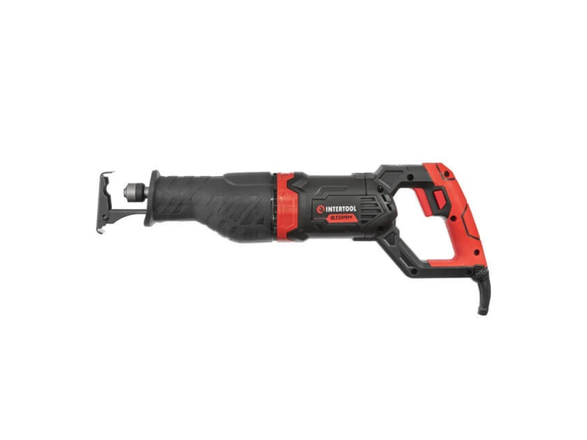 Пила сабельная 1050 Вт, 0-2500 об/мин, ход пилки 28 мм, макс. рез 150 мм, кейс INTERTOOL WT-0401 