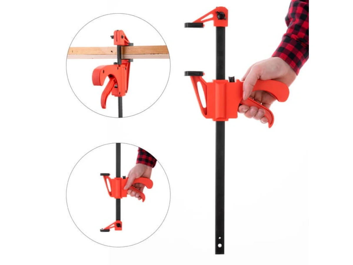 Струбцина автомат 300x60 мм INTERTOOL HT-6023 