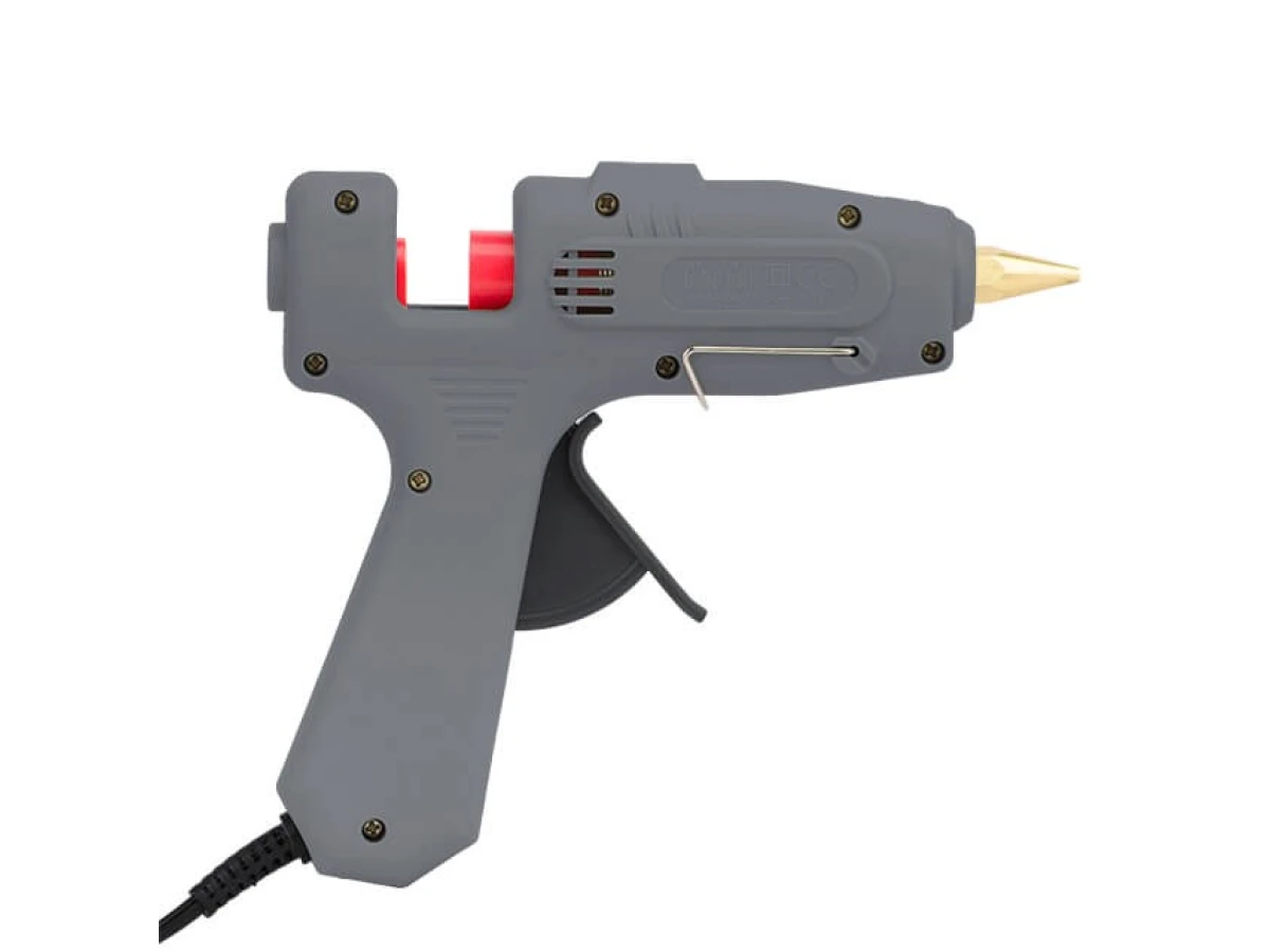 Пістолет клейовий 120 Вт, 230 В, 100-220 °C під стрижні 10.8-11.5 мм, 13-30 г/хв. INTERTOOL RT-1107 