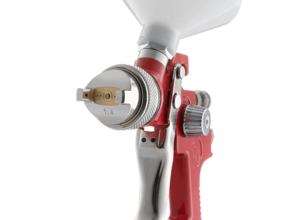 Фарбопульт пневматичний HVLP форсунка 1.4 мм, верхній пластиковий бачок 600 мл, 3 бар INTERTOOL PT-0104 