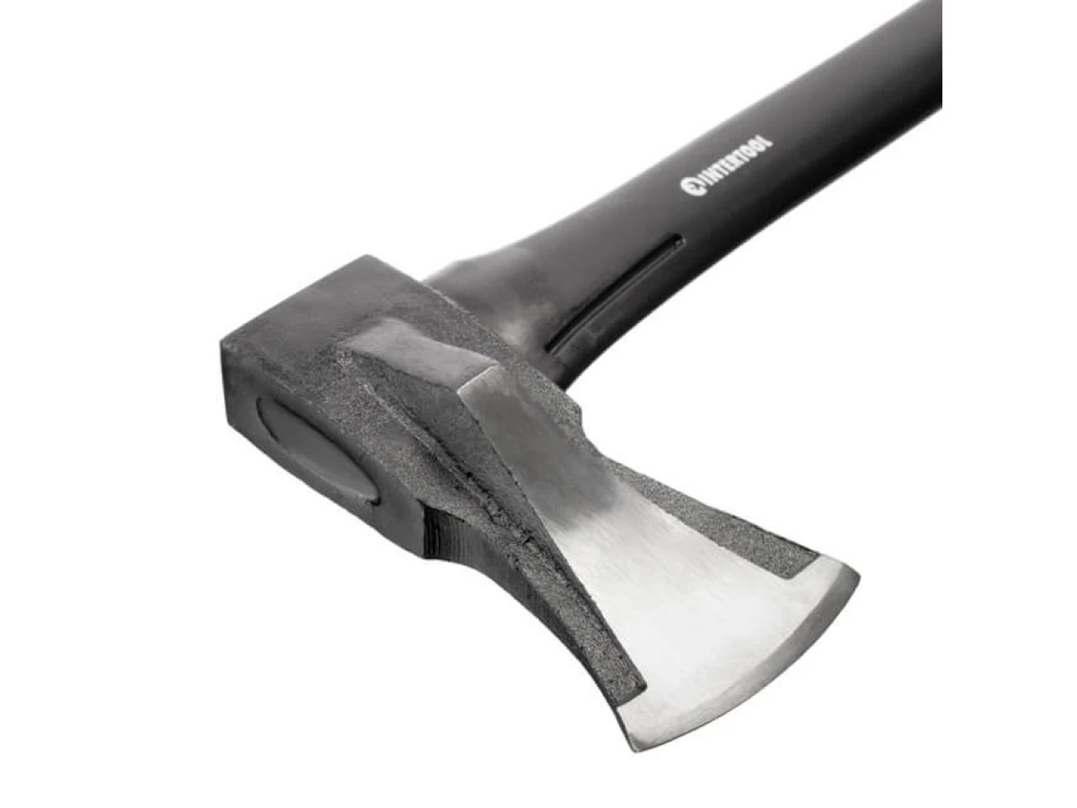 Колун кований 2200 г, ручка з фібергласу INTERTOOL HT-0275 