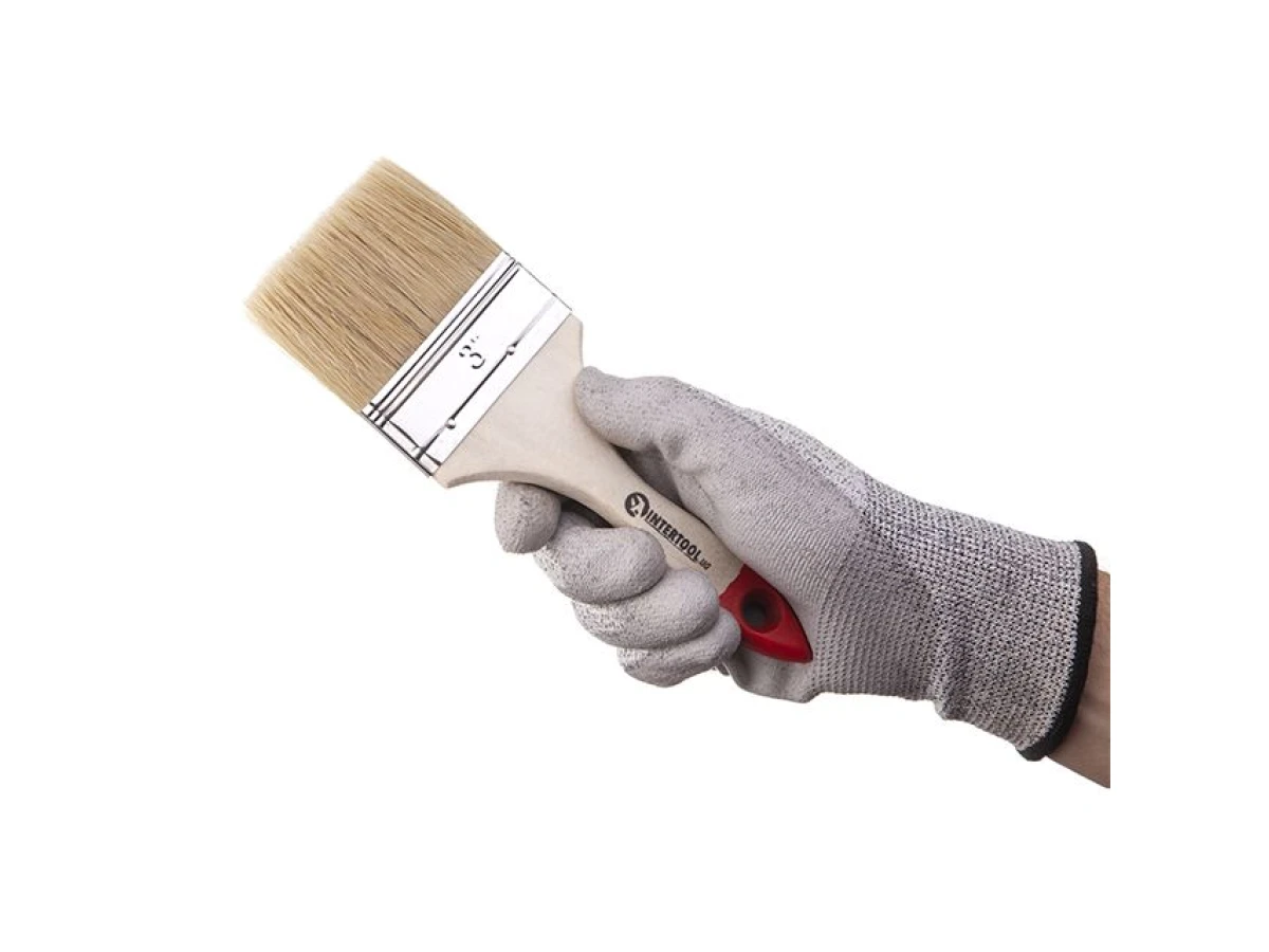 Пензель флейцевий 76x10.5x50 мм INTERTOOL KT-1276 