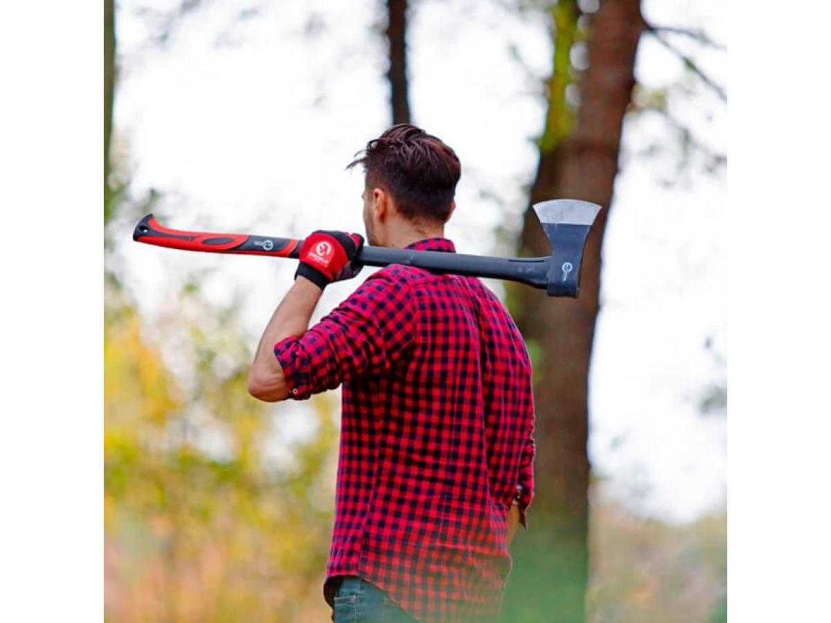 Сокира 1250 г, ручка з фібергласу INTERTOOL HT-0264 