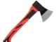 Сокира 800 г, ручка з фібергласу INTERTOOL HT-0262 