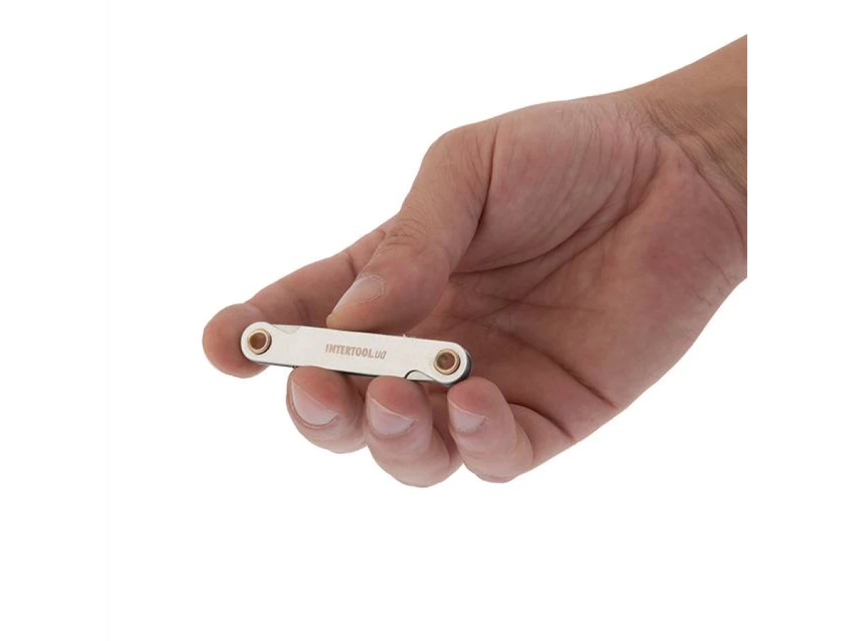 Резьбомер метрический 12шт (0,5-3,0) INTERTOOL SD-8400 