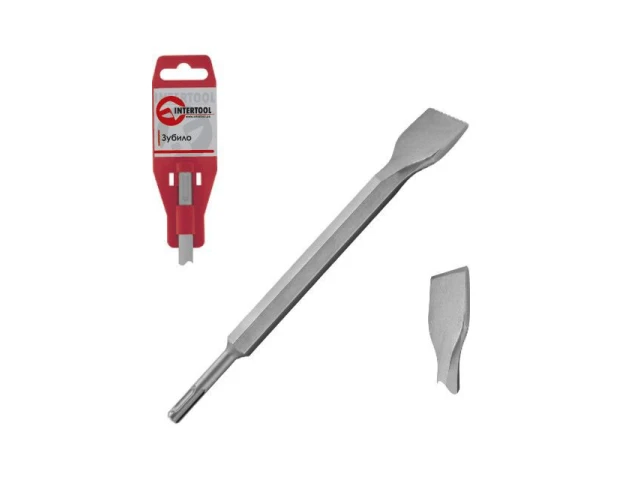 Зубило по каменю SDS PLUS 25мм 400 x 17мм INTERTOOL SD-0441 