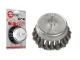 Щітка чашкова 100 мм для дриля, 1/4" (пучки плетеного дроту) INTERTOOL BT-3100 