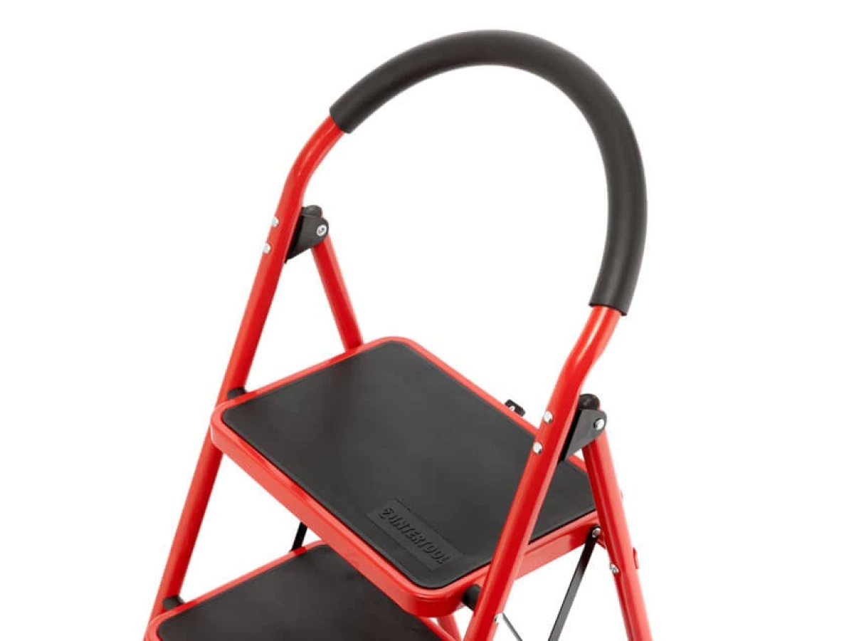 Стремянка 5 ступени 380*260мм высота 1617мм, до верхней ступени 1215мм INTERTOOL LT-0039 