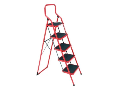 Стремянка, 5 ступеней 380*260 мм, высота 1598 мм INTERTOOL LT-0035