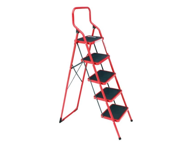 Стремянка, 5 ступеней 380*260 мм, высота 1598 мм INTERTOOL LT-0035 