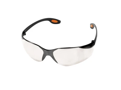 Очки защитные прозрачные, материал линз поликарбонат, материал заушников поликарбонат, защита от удара INTERTOOL SP-0085