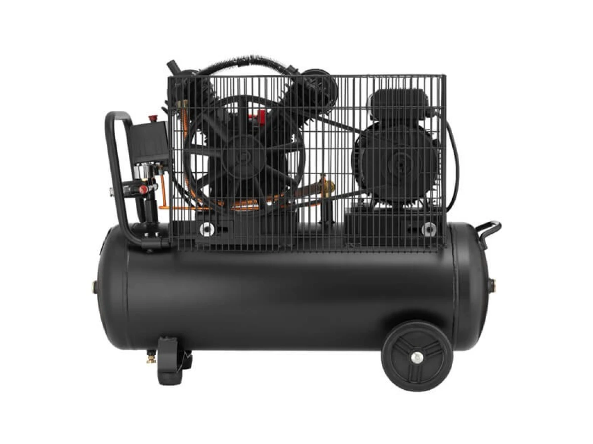 Компресор 50 л, 3 кВт, 220 В, 10 атм, 500 л/хв, 2 циліндри INTERTOOL PT-0016 