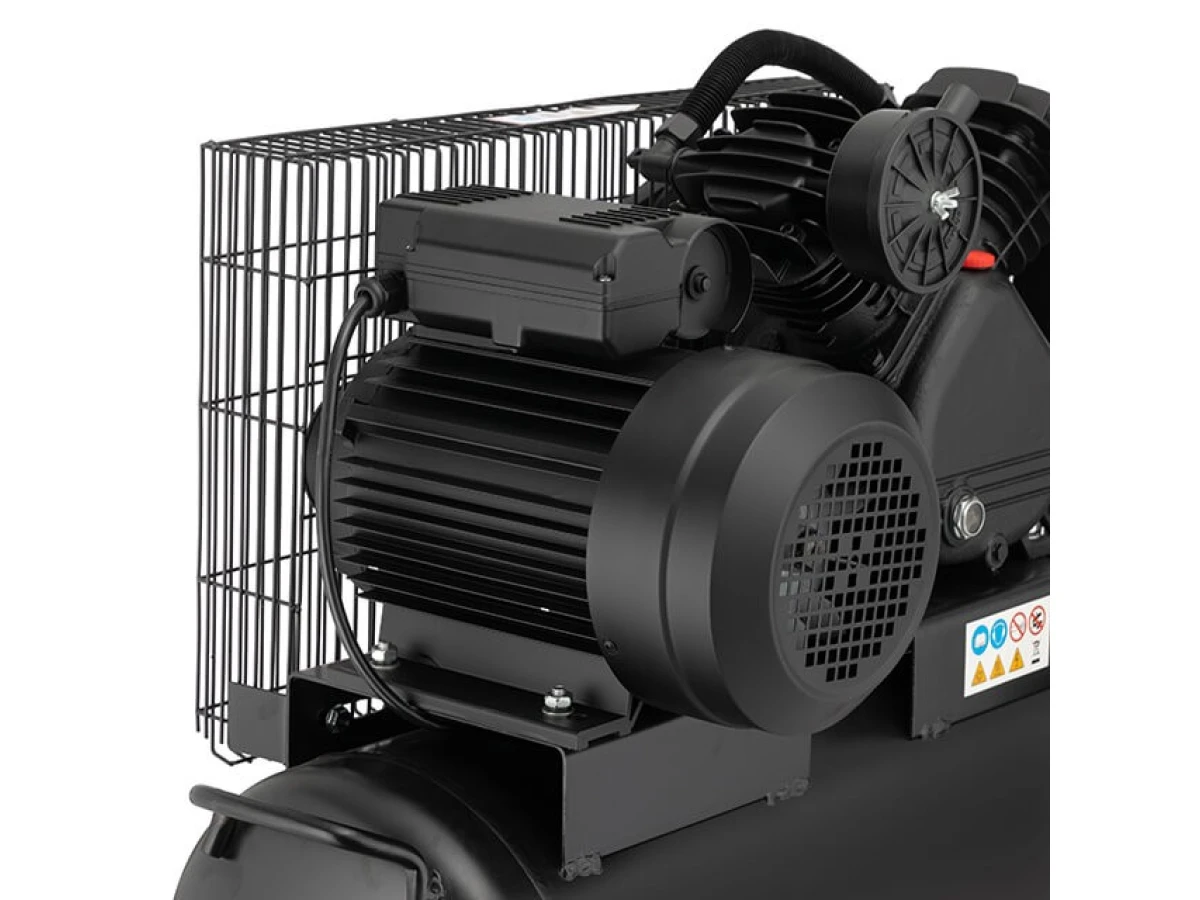 Компресор 50 л, 3 кВт, 220 В, 10 атм, 500 л/хв, 2 циліндри INTERTOOL PT-0016 