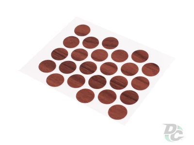 Заглушка самоклеющаяся на минификс груша темная 7059